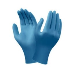 Guantes Nitrilo azul s/polvo S (100 und)(10)