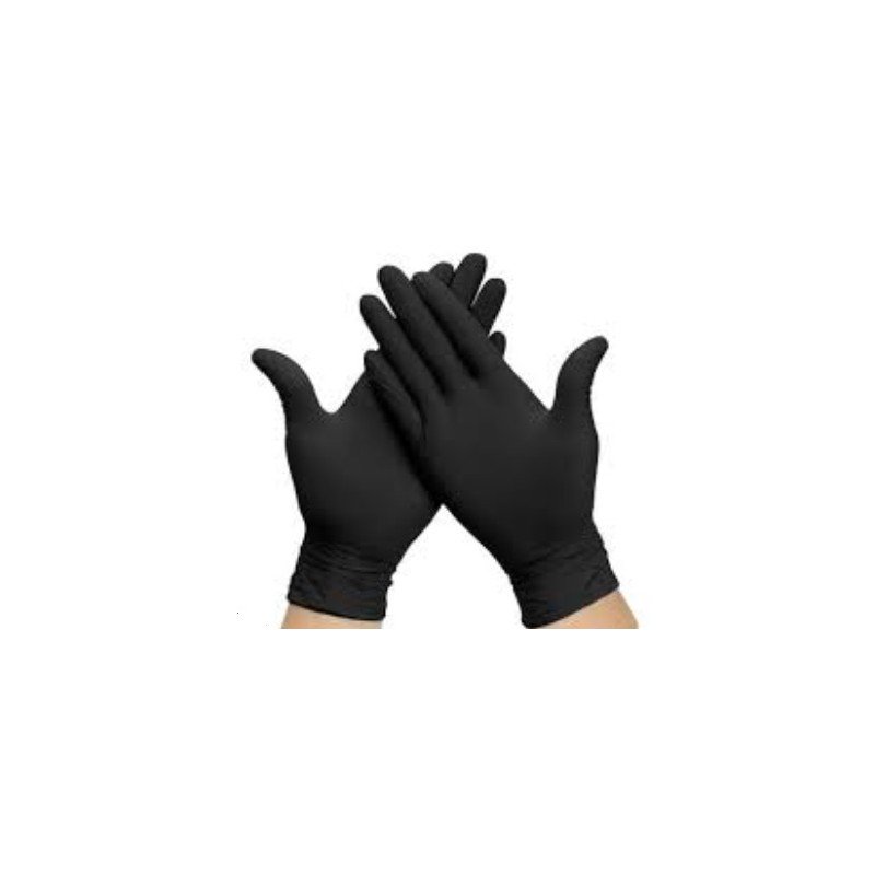 Guantes Nitrilo negro T/S (100 und)(10)