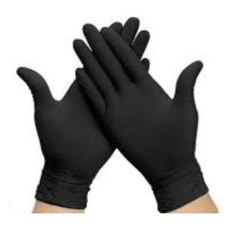 Guantes Nitrilo negro T/M (100 und)(10)