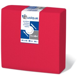Serv. 40 x 40  Micropunto 2 capas  celulosa fucsia (50 und)(30)