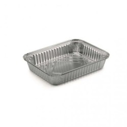 Envase aluminio 1125 cc 200x150x35 mm (100 und)(12)