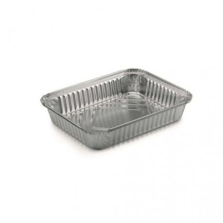 Envase aluminio 1125 cc 200x150x35 mm (100 und)(12)