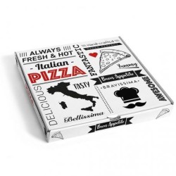 Caja de pizza 26 x 26 x 3,5 Francia  (100 und)