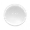 Tapa Tarrina PP microondas redonda transparente 500/1000 (Tarrina blanca) (50 und)(12)