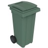 Contenedor plástico c/ruedas 120 L (Sin Pedal)
