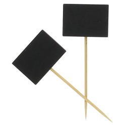Brocheta bambú pizarra (30 und)