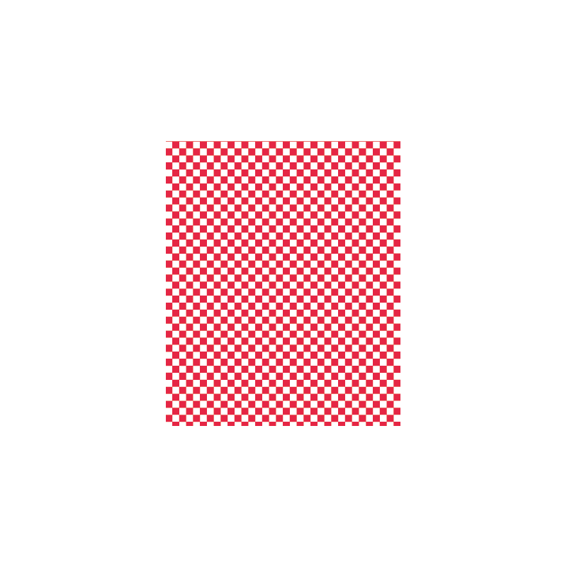 Papel envoltorio cuadros rojos 31 x 38 cm (1000 und)