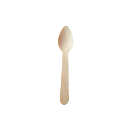 Cucharilla Madera 12.5 cm (100 und)(50)