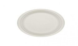 Plato Caña de Azúcar 22 cm (50 und)(10)