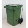 Contenedor  c/ruedas 60 L Polietileno Verde con Pedal