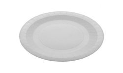 Plato Cartón Blanco Antigrasa 18 cm (50 und)(6)