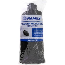 Recambio  Fregona hilo microfibra Masstak Pamex 1654 gr. negra (12)