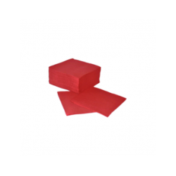 Serv. 20 x 20  Micropunto 2 capas  celulosa  color burdeos (100 und)(30)