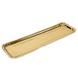 Bandeja cartón 15 x 43 cm No.55 ORO (50 und)