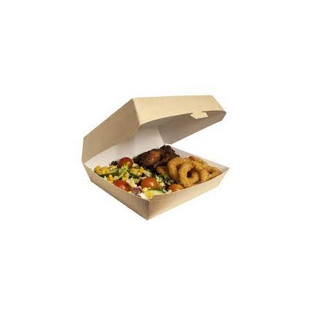 Caja Portamenu Kraft Grande 186 x 146 x 8 mm (35 uds)(5)