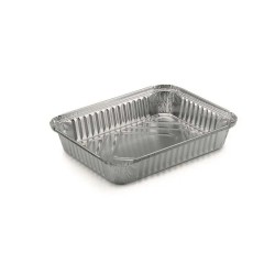 Envase aluminio 2000 cc 26x19x5.6 cm (100 und)(6)