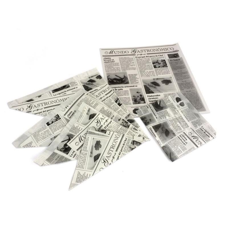 Cono Papel Periódico 27 x 19 x19 cm (1000 und)