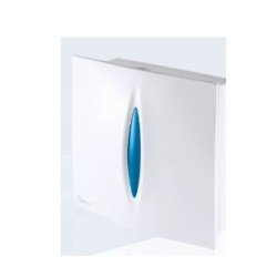 Dispensador plástico de Toallas engarzadas Visor gris