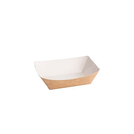 Barqueta  Kraft 300 cc  11 x 7 x 3.5 cm (100 und)(10)