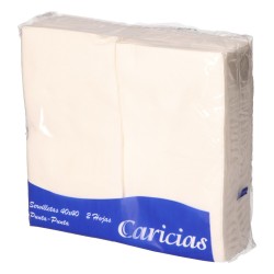 Serv. 40 x 40  Micropunto 2 capas  Celulosa Blanca -1473- (50 und)(36)