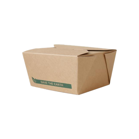 Caja Americana Kraft 900 cc 160x100x62 mm (50 uds)(6)