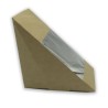 Envase sandwich kraft con ventana mediano 123 x 123 x 72 cm (50 und)(10)