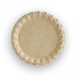Plato Cartón Kraft 18 cm (100 und)(6)