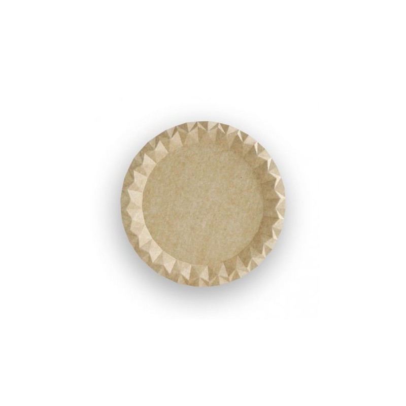 Plato Cartón Kraft 18 cm (100 und)(6)