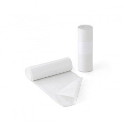 Bolsa basura reciclada doméstica Blanca 40 x 50 (50 uds) Galga 60 (50)