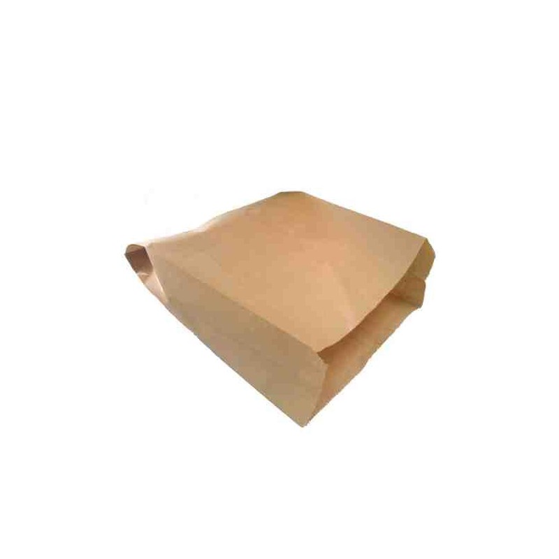 Bolsa papel kraft rueda grande churros 50x45,5x7,5 cm (250 und)