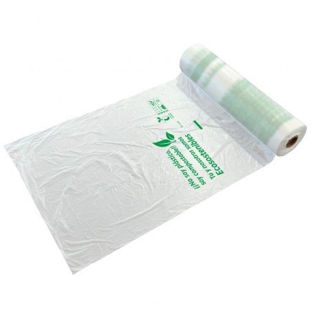 Bolsa Rollo Compostable 30 x 40 (400 uds) Galga 50 (10)