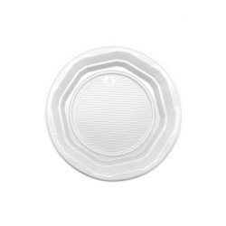 Plato PS Reutilizable Blanco Postre 17 cm (25 uds)(20)
