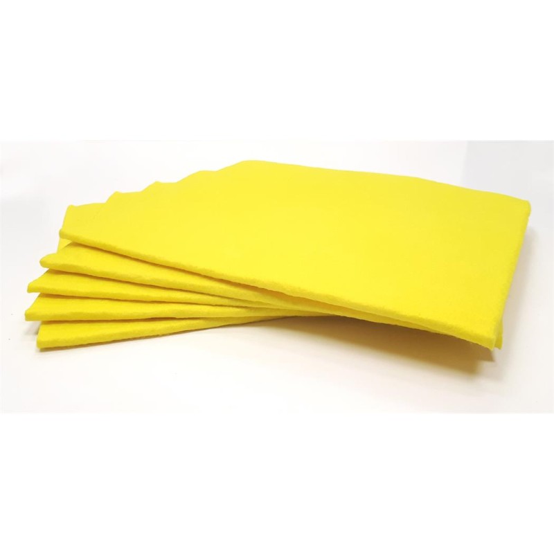 Bayeta Multiusos 38 x 40 cm Amarilla Qalita Pack 10 und