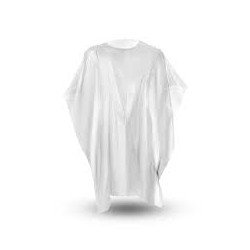 Capa peluquería 85 x 110 cm polipropileno Blanco  P/50