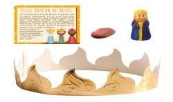 Kit Roscón (reyes, habas, corona y tarjetas) (100 uds)