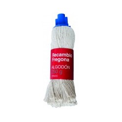 Recambio Fregona Algodón blanco (250 grs)(12)