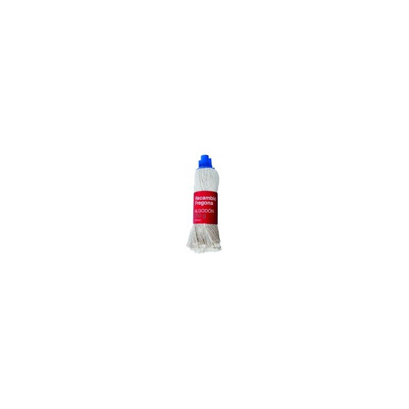 Recambio Fregona Algodón blanco (250 grs)(12)