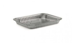 Envase aluminio 1125 cc 200x150x35 mm (100 und)(12)