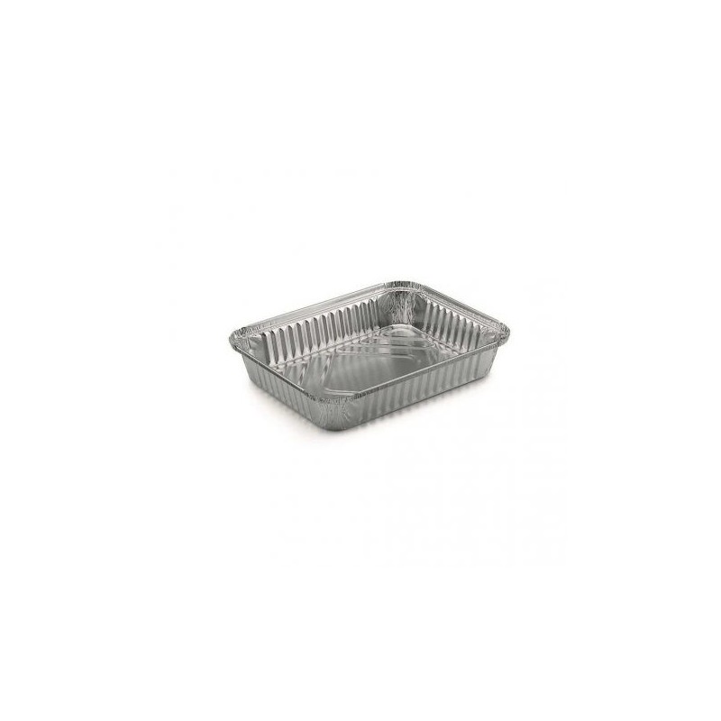 Envase aluminio 1500 cc  28 x 18 x 3.5 cm(100 und)(4)