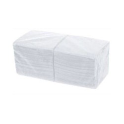 Serv. 20 x 20 celulosa color  blanco cocktail (100 und)(60)