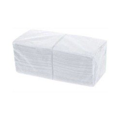 Serv. 20 x 20 celulosa color  blanco cocktail (100 und)(60)