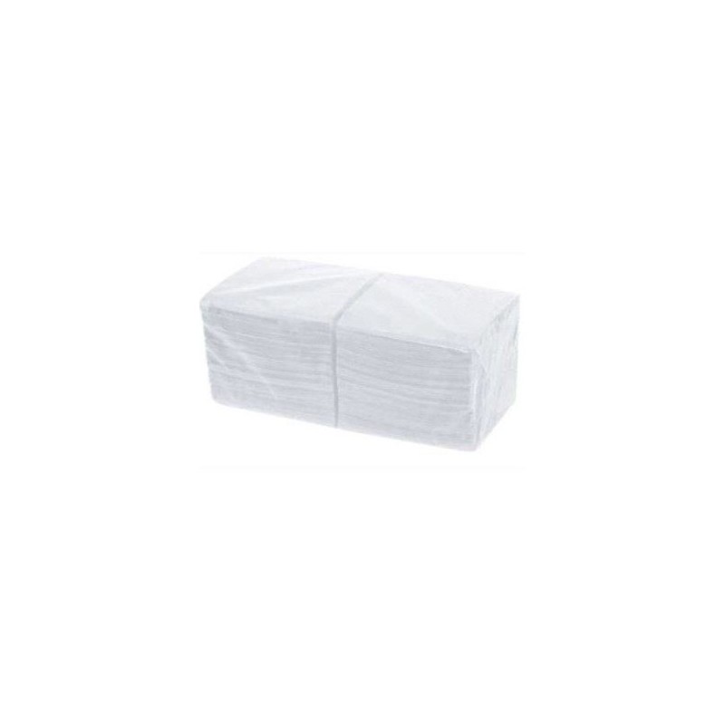 Serv. 20 x 20 celulosa color  blanco cocktail (100 und)(50)