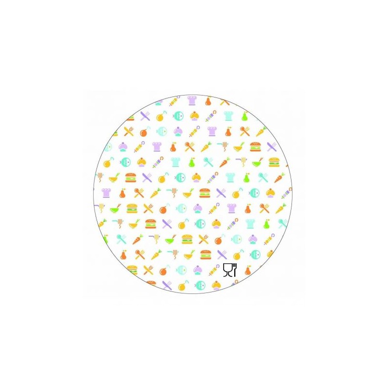 Tapa Envase aluminio redondo alto/bajo 199 mm(100 und)(5)