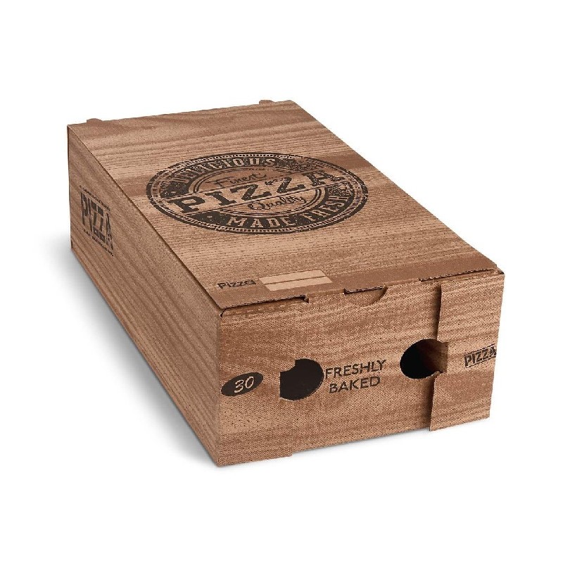 Caja Pizza/Calzone 30 x 16 x 10 "Delicious" (100 und)