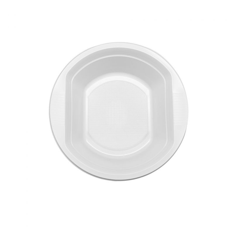 Bowl PS Reutilizable blanco 12 onzas-360 ml  (12 uds)(24)