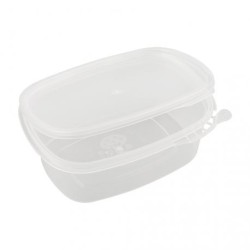 Tarrina PP oval bisagra precinto 250 cc (50 und)(12)