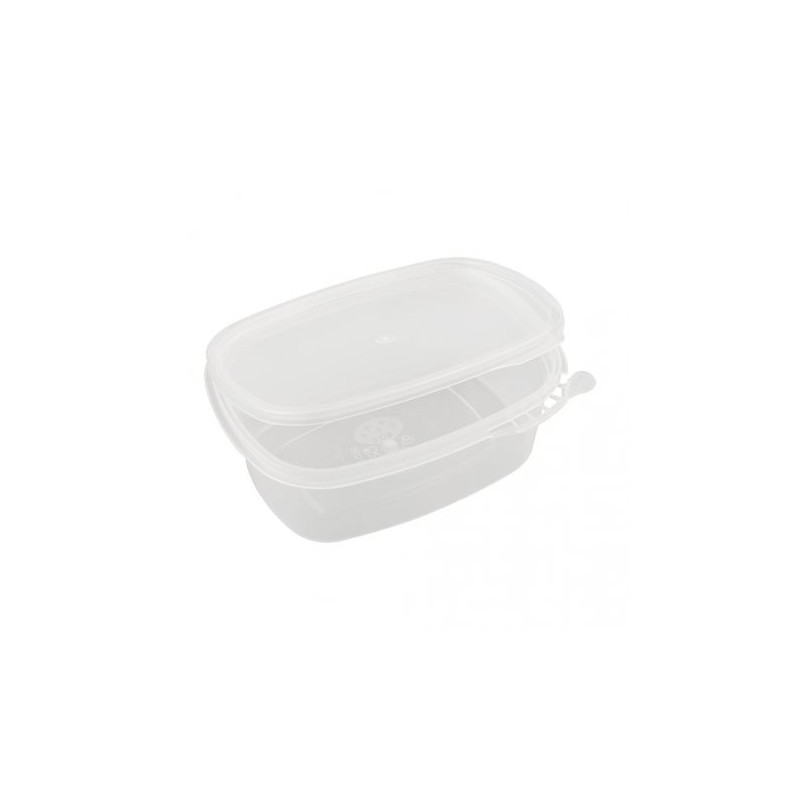 Tarrina PP oval bisagra precinto 250 cc (50 und)(12)