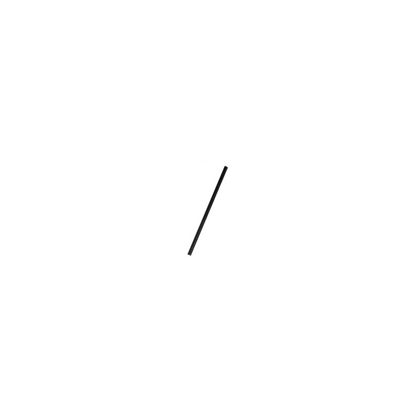 Cañita PP Recta Negra 8 x 210 mm (500 uds)