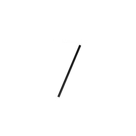 Cañita PP Recta Negra 8 x 200 mm (250 uds)(20)