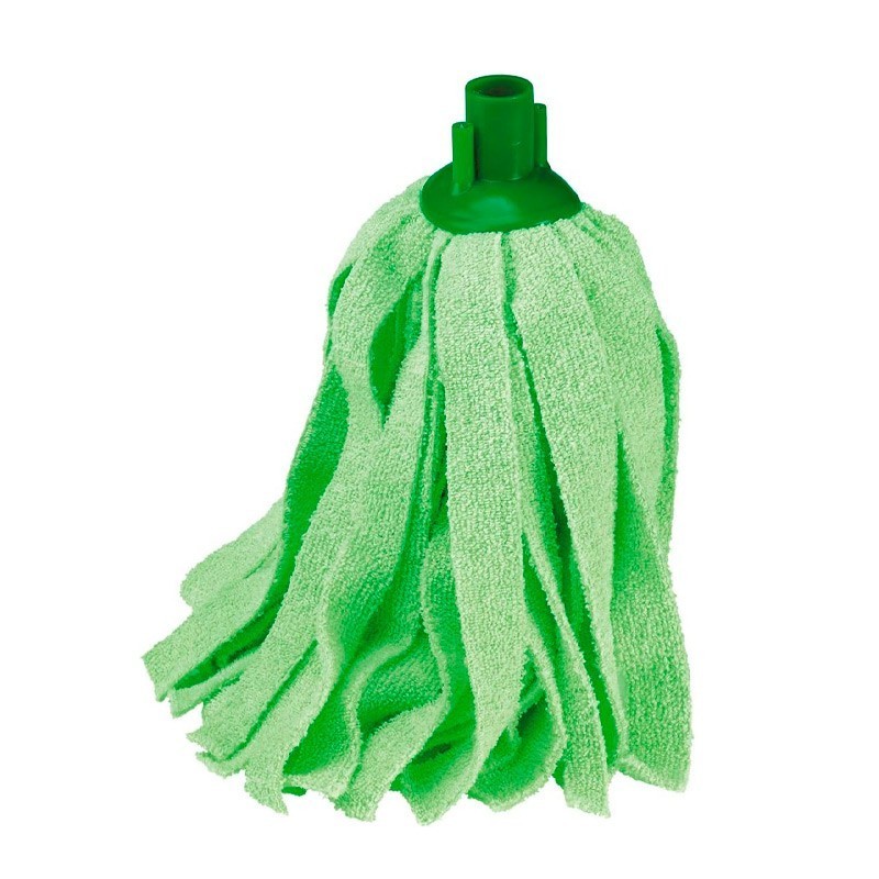 Recambio fregona tiras microfibra verde (24)
